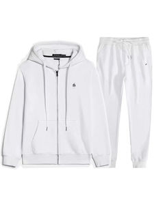 RL geborduurd logo hooded jack en broek set - casual mode cardigan - unisex katoenmix - lente/herfst stijl - Product Image 4