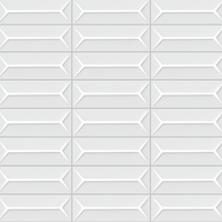 Carreaux de céramique modernes effet brique polie brillante Modèle 1526-HL-3 300x600mm pour murs intérieurs, centres commerciaux et halls
