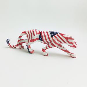 Adorno Personalizado PARA EL Hogar, Estatua de Resina Patriótica, Animal, Águila, <span class=keywords><strong>Perro</strong></span>, Bandera Americana, Decoración de Mesa del Día DE LA Independencia de Estados Unidos - Product Image 4