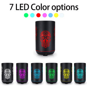 Diffuseur d'arômes au design crâne, humidificateur ultrasonique 0,5 L avec lumière LED pour la maison et le bureau - Product Image 5