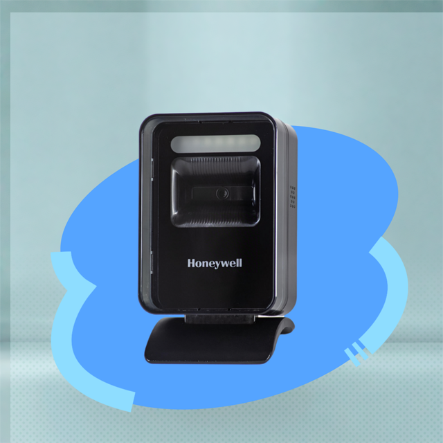 Simple Stype Design Snart 1D 2D Barcode Scanner Desktop Wide Scanning Multi-interfaces QR Code Scanner for Bank Retail