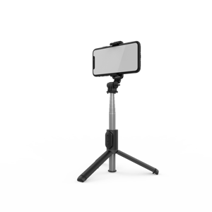 Perche à <span class=keywords><strong>selfie</strong></span> miroir <span class=keywords><strong>Q01</strong></span> avec trépied portable, télécommande Bluetooth sans fil détachable et mini trépied - Product Image 3