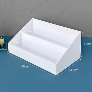 Acrylic Countertop hiển thị mỹ phẩm đứng cho trang điểm hiển thị Kệ rõ ràng Acrylic hiển thị chủ