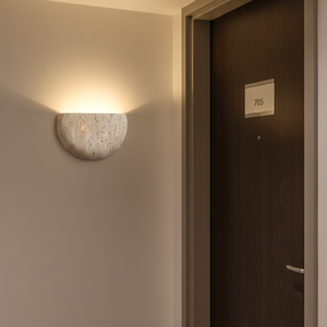 Modern Natural Travertine Wall Lamp up &amp; Down LED <strong>Sconce</strong> <strong>Light</strong> for Home Office in 60cm / 90cm / 120cm Sizes - Product Image 6
