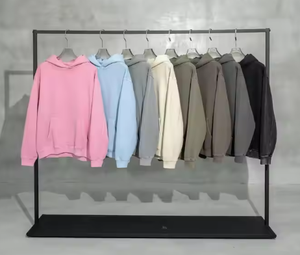 Dropshipping Vente en gros Sweatshirts à capuche surdimensionnés unisexes en coton de haute qualité respirant avec logo imprimé personnalisé - Product Image 1