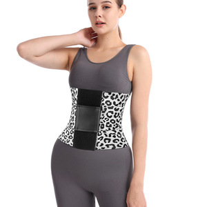 Faja Reductora de Cintura con Estampado de Leopardo, Elástica, para Ejercicio, para Mujer, Tallas XS, S, M, L, XL, XXL, XXXL - Product Image 2