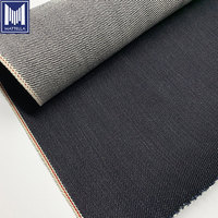 Tissu denim japonais super épais et lourd (21~22oz), vintage, brut, 100% coton, sergé selvedge, teint en fil
