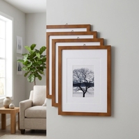 Massivholz-Bilderrahmen 8x10 11x14 Tischaufsteller Wandmontage Fotorahmen mit HD-Glas für Heim- und Bürodekoration