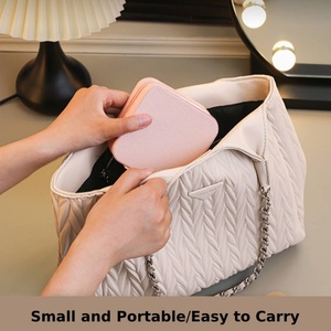 Estuche de Joyería de Piel Sintética de Lujo, Forma Cuadrada, Portátil, con Cierre de Cremallera, Mini Bolsa de Viaje para Joyas, Venta al Por Mayor - Product Image 3