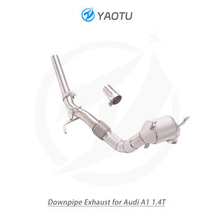 Vente flash YT : Downpipe à écoulement libre pour <span class=keywords><strong>Audi</strong></span> <span class=keywords><strong>A1</strong></span> 1.4T avec bouclier thermique, accessoires de voiture - Product Image 2