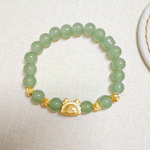 Mode nouvel an chinois rouge Agate cornaline <span class=keywords><strong>Bracelet</strong></span> douze zodiaque Dragon <span class=keywords><strong>Bracelet</strong></span> rétro Style National pour femmes filles - Product Image 5