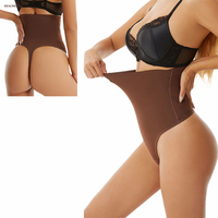 Gaine mince Shaper string sans couture lisse ventre serre-taille culotte minceur façonnage slips