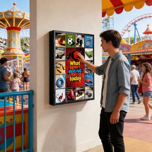 Tableau de jeu interactif personnalisé pour <span class=keywords><strong>tirage</strong></span> de loterie bingo, avec bouton poussoir de sélection aléatoire pour décisions d'activités - Product Image 5