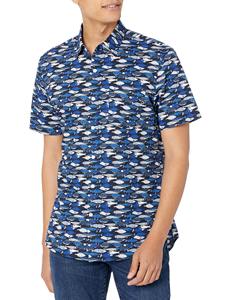 <span class=keywords><strong>Chemise</strong></span> hawaïenne à manches courtes à imprimé floral pour <span class=keywords><strong>homme</strong></span> en tissu rayonne 100% coton personnalisé - Product Image 3