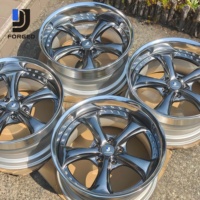 Jantes en alliage forgées DJJ 2 pièces personnalisées Deep Dish JDM 5x114.3 pour Toyota GR Supra BRZ Nissan Silvia Skyline Fairlady Mazda Honda