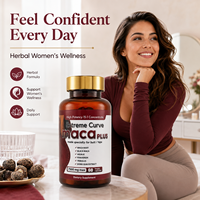 Maca Plus Curves Extreme Nutrition, capsules à base de maca pour les fesses et les hanches, 60 unités, faible teneur en gras, aromatisées, flacon, fabricant OEM