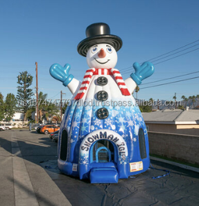 Adorable bonhomme de neige gonflable géant sur le thème pour la maison et les événements commerciaux - Product Image 3