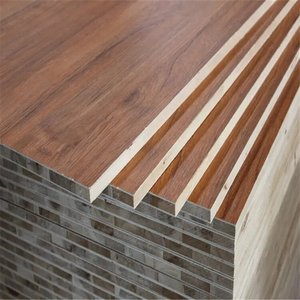 Moderno 4x8 18mm laminado Blockboard y hojas de <span class=keywords><strong>melamina</strong></span> gabinete bloque tablero Panel <span class=keywords><strong>para</strong></span> muebles de cocina edificios de apartamentos - Product Image 2