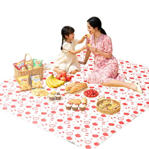Manta de Picnic Ligera con Estampado de Manzanas, <span class=keywords><strong>Plegable</strong></span>, Resistente a la Humedad, Fácil de Limpiar, para Campamentos Familiares, Fiestas y Playa - Product Image 6
