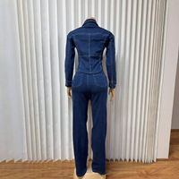 GX6650 Nouvelle Collection Automne 2025 – Ensemble 2 Pièces Tendance pour Femme : Veste Décontractée en Jean à Manches Longues et Jean