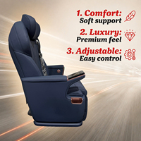 Siège de capitaine VIP inclinable manuel de luxe avec écran tactile pour Mercedes Vito HiAce Coaster - Ventes Flash
