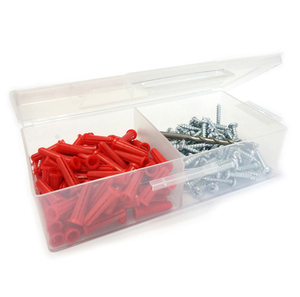Manufacturer Customization Conical <strong>Anchor</strong> <strong>Kit</strong> With Drill Bit Plastic Screw <strong>Anchors</strong> Set Nylon Drywall <strong>Anchors</strong> Wall Plug Unit - Product Image 2