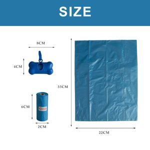 Sacs à déjections canines compostables et jetables avec distributeur, personnalisables avec logo, écologiques, pour animaux de compagnie, vente en gros - Product Image 2