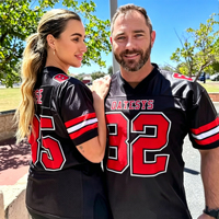 T-shirt court unisexe en maille surdimensionné, style rétro, pour couple, avec design imprimé personnalisé, coupe carrée, pour le football, grande taille, vierge, tendance