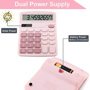 Calculadoras de Alta Gama con Pantalla de 12/14 Dígitos, Plástico, Doble Alimentación Solar/Batería, Alta Calidad, Certificación CE RoHS/FCC - Product Image 5