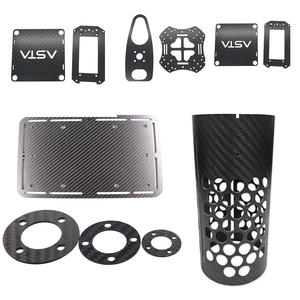 แผ่นคาร์บอน 3K แท้ 100% แบบกำหนดเอง ความหนา 0.5-5 มม. ผลิตด้วยเครื่อง CNC สีตามสั่ง อะไหล่โดรนแข่ง - Product Image 4