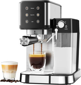 <span class=keywords><strong>Cafetera</strong></span> espresso de 20 bar con Espumador de leche, máquina digital de vapor para uso doméstico, <span class=keywords><strong>cafetera</strong></span> espresso <span class=keywords><strong>italiana</strong></span>, máquina de café con leche - Product Image 2