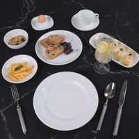 Assiettes de table en céramique, assiettes de présentation, vaisselle de luxe en porcelaine fine pour banquets, vaisselle de haute qualité pour l'Asie centrale