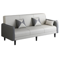 Sofá Cama de Tela Moderno y Minimalista de Estilo Nórdico, Plegable, de Doble Uso, de 2 Plazas, Relleno de Esponja, para Apartamentos Pequeños, Sala de Estar, Dormitorio