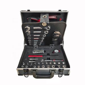 Mehanic-caja de herramientas de mano, alicates de destornillador eléctrico en caja de aluminio portátil, 90 Uds. - Product Image 3