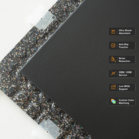 Tapis de sol en caoutchouc noir pur, 30 mm, résistant aux chocs, pour Strongman Atlas Stone