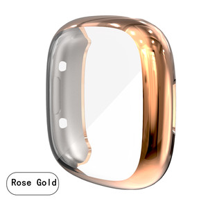 Coque en TPU souple plaquée pour <span class=keywords><strong>Fitbit</strong></span> <span class=keywords><strong>Versa</strong></span> 4, étui de montre anti-rayures, coque de protection complète pour <span class=keywords><strong>Fitbit</strong></span> Sense <span class=keywords><strong>2</strong></span> - Product Image 5