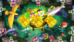 Seafood Paradise 5 Kyrin Gioco di Saluto di Capodanno per Adulti USA, Gioco di Tiro al Pesce, Gioco di Abilità a Moneta, Tavolo da Gioco con Pesci - Product Image 2