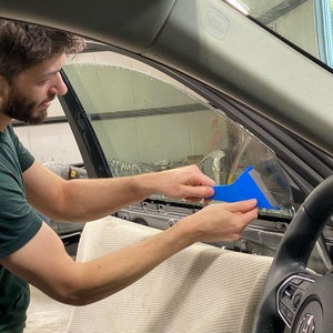 Black Vehicle Window <strong>Tinting</strong> <strong>Paper</strong> 1 Ply <strong>Tinted</strong> Solar Film - Product Image 1