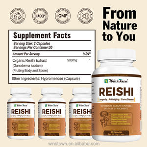 Cápsulas de Reishi Wins Town, Cápsulas de Polvo de Esporas de Ganoderma Lucidum para el Crecimiento del Cabello y Energía en Adultos - 60 Cápsulas - Product Image 5