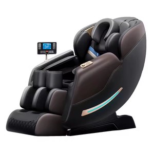 Fauteuil de massage de luxe 4D <span class=keywords><strong>SL</strong></span> Rail Zero Gravity avec compression par airbags pour tout le corps, écran tactile et fonction Bluetooth - Product Image 2