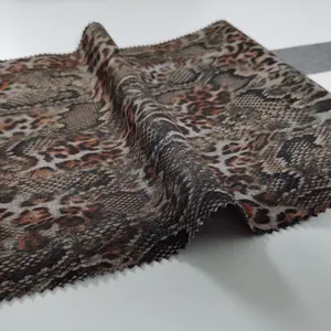 Hot Selling TR Ponte de Roma Stoff Leopard Design Papier druck Roma Stricks toff für Freizeit anzüge