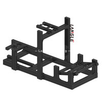 Simulador de Vuelo VR, Plataforma de Simulación de Carreras, Simulador de Conducción de Juegos de Carreras, Cabina de Simulación 4040 40120 Kit Negro, Marcos de Aluminio 4080