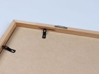 Bingkai Foto Kayu Kaca Ganda 8*10 Inch Bingkai Gambar Kayu Maple Dengan Alas MDF Ukuran Kustom OEM ODM untuk Dekorasi Rumah Retail