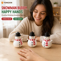 Squishy Bonhomme de Neige de Noël TONGXIN – Idéal pour les Fêtes, Cadeau Squishy, Remplissage de Chaussette, Lot en Gros à Vendre