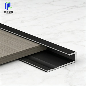Bande de finition d'angle de transition pour décoration murale intérieure, en aluminium de 4 mm, pour la protection des carreaux - Vente en gros usine - Product Image 1