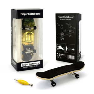 ALF.AILEFU Sport Private Label Mini <span class=keywords><strong>Finger</strong></span> <span class=keywords><strong>Skate</strong></span> Boarding Complete 5 Ply Maple <span class=keywords><strong>Tech</strong></span> <span class=keywords><strong>Deck</strong></span> Skateboard Full Set 29mm - Product Image 2