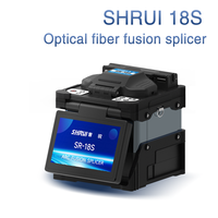 Machine de soudage de fibres SR-18S Ligne principale automatique à six moteurs Équipement de fusion de câbles à fibres optiques Épisseur par fusion
