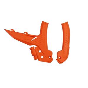 2024-2025 per KTM EXC-F 500 Dirt Bike parti telaio arancione protezione con CNC in lega di alluminio PC impugnatura coperchio motore spedito aria - Product Image 1