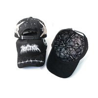 Gorra de Béisbol Negra Personalizada OEM ODM G5 con Chip NFC, Logotipo Personalizado Bordado en Gamuza, Juego Completo, Gorras Baez Hat Shifu