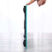 Báscula Digital de Peso Corporal con Pantalla LED de 180 kg, Funciona con Batería, con Función de Medición de Peso Digital e Indicador de Salud